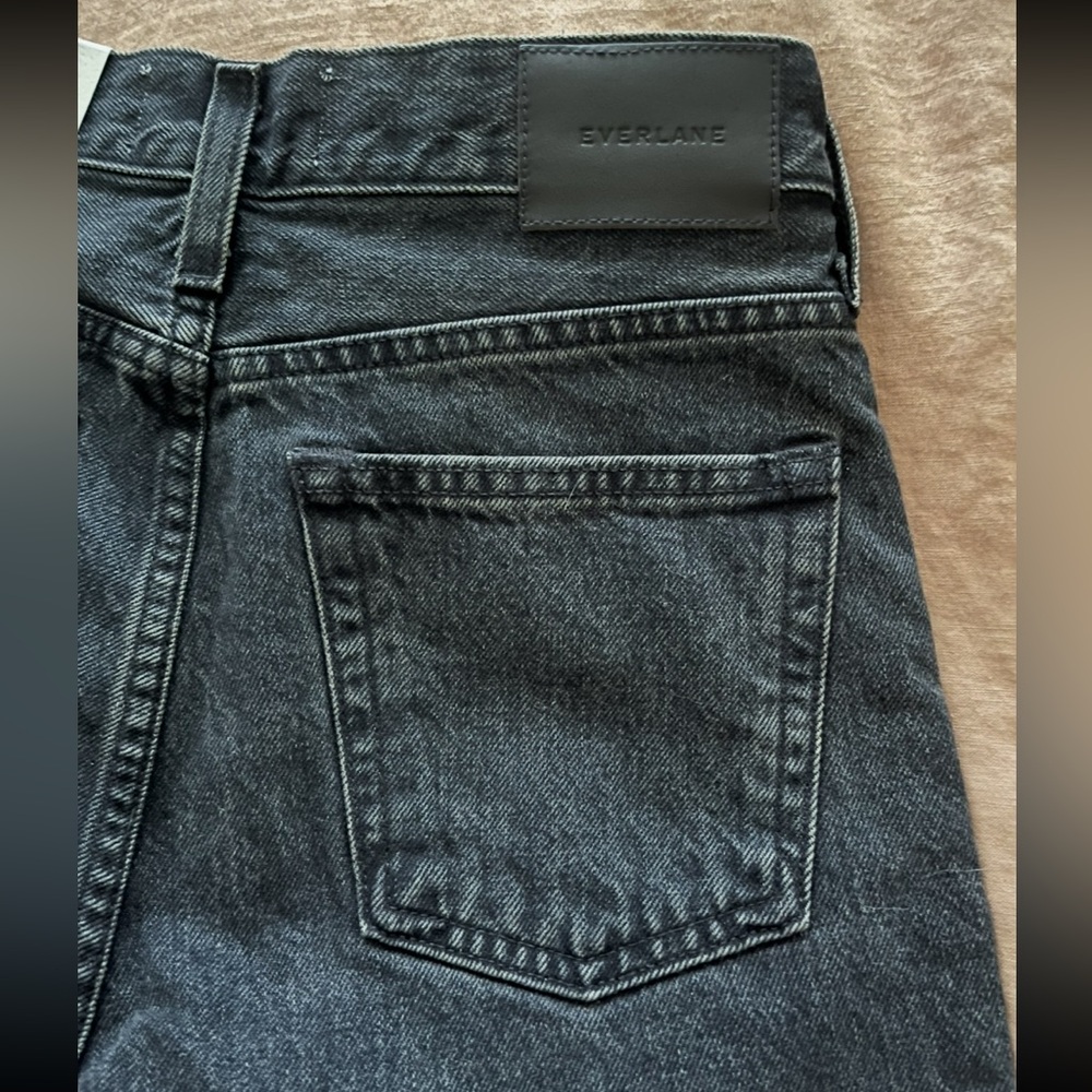 Everlane Straight black Denim 90’s Cheeky Jeans high rise